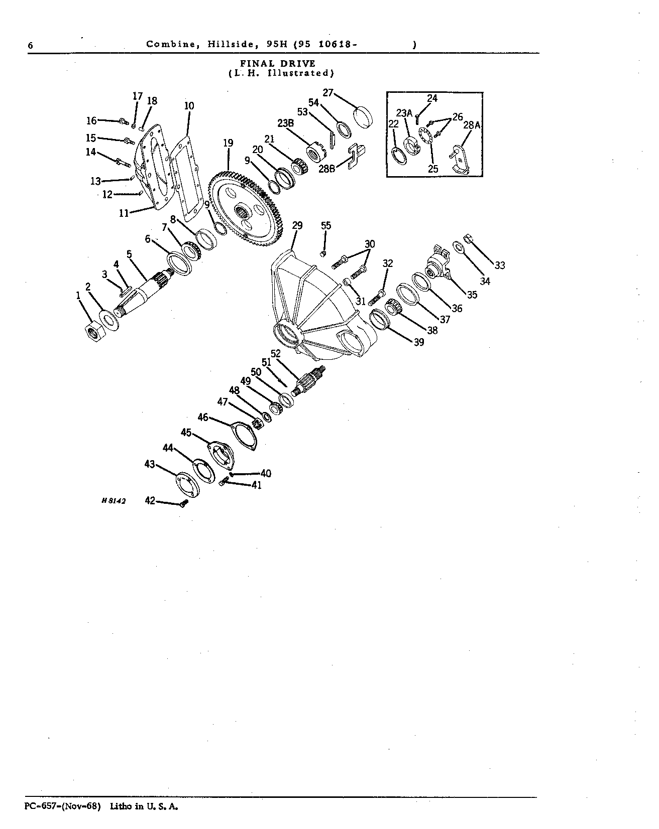 Main Wheels, Axle, and Drive Train (Continued)