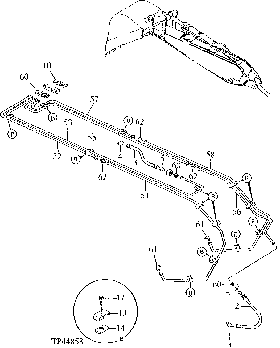 Lubricate Pipings - Standard Arm ( - 006003)