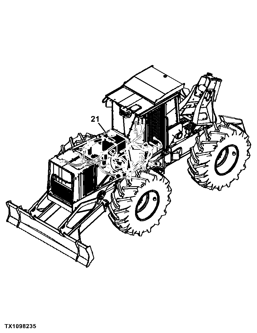 540H Cable Skidder (PIN: 1DW540HX_ _D630436 - D666892)