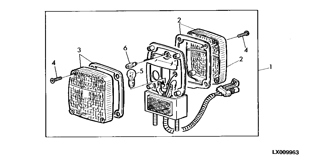 TAIL LIGHTS AND TURN SIGNALS (2-POST ROLL GARD)