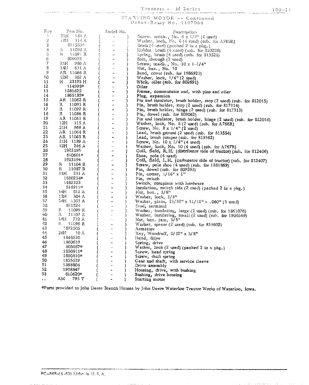 Electrical System (Continued)