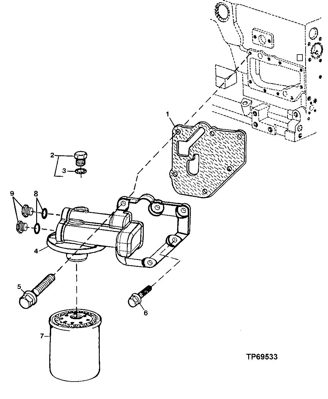 ENGINE OIL FILTER T04045TT082 AND (PE4045TT082 VSN -911999)