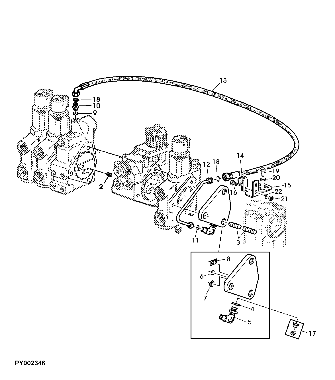 END COVER, R.H. SIDE, SELECTIVE CONTROL VALVES (300 SERIES)