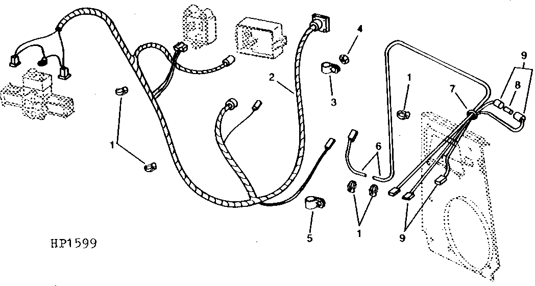 Wiring Harness (Dial-A-Matic Header Height Control) (500001 - )