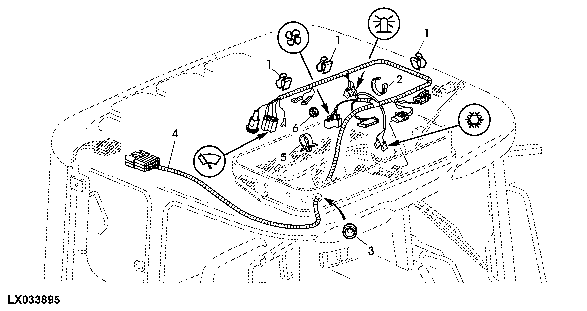WIRING HARNESS, HEATING AND AIRCONDITIONING