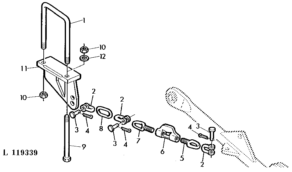 Stabilizer Chain (With Hook-Type Draft Links)