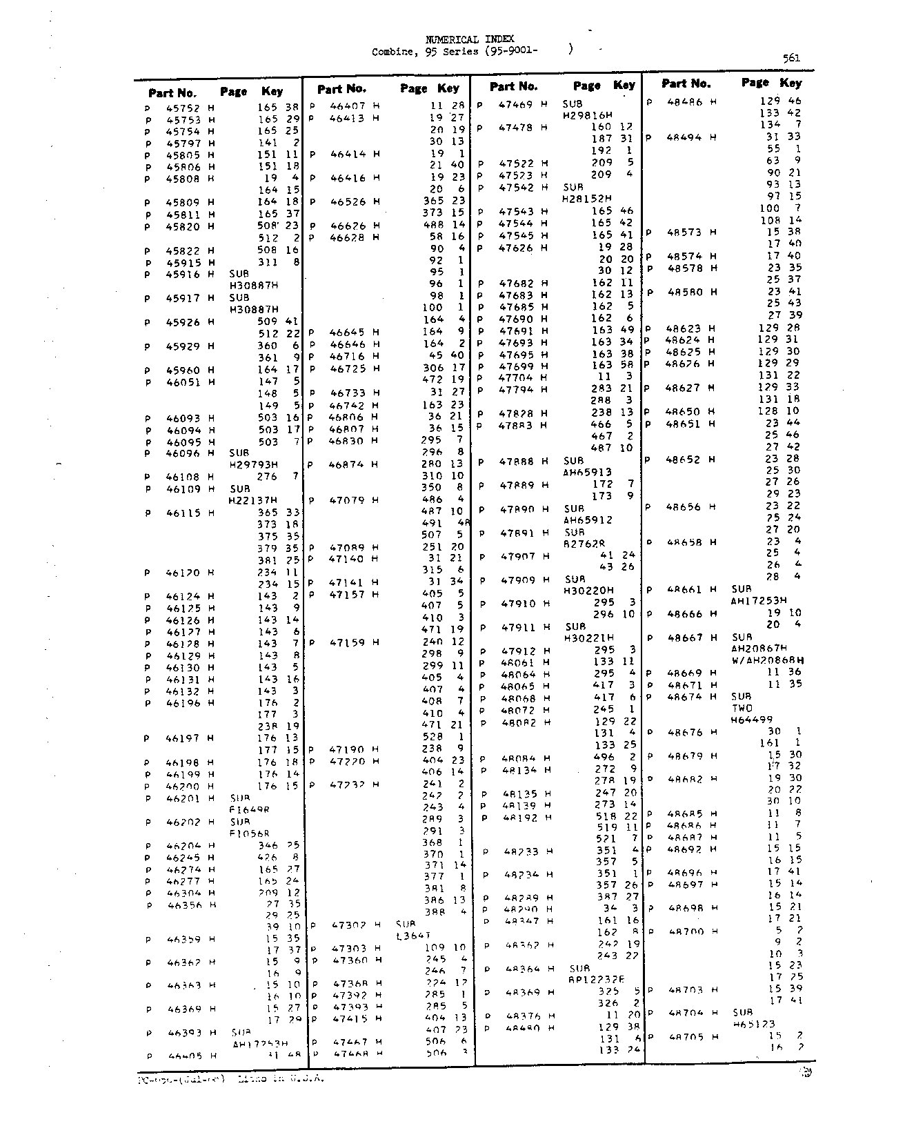 Numerical Index (Continued)