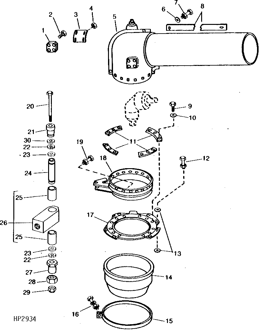 HORIZONTAL UNLOADING AUGER SWIVEL (621226 - )