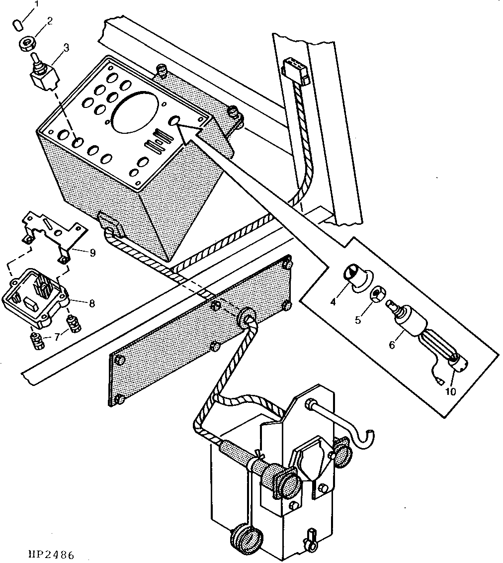 Control Box and Switches (Dial-A-Matic) (600001 - )