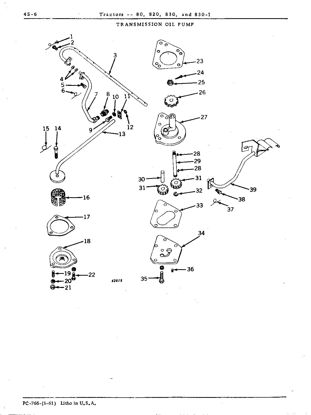 Oil pump, transmission
