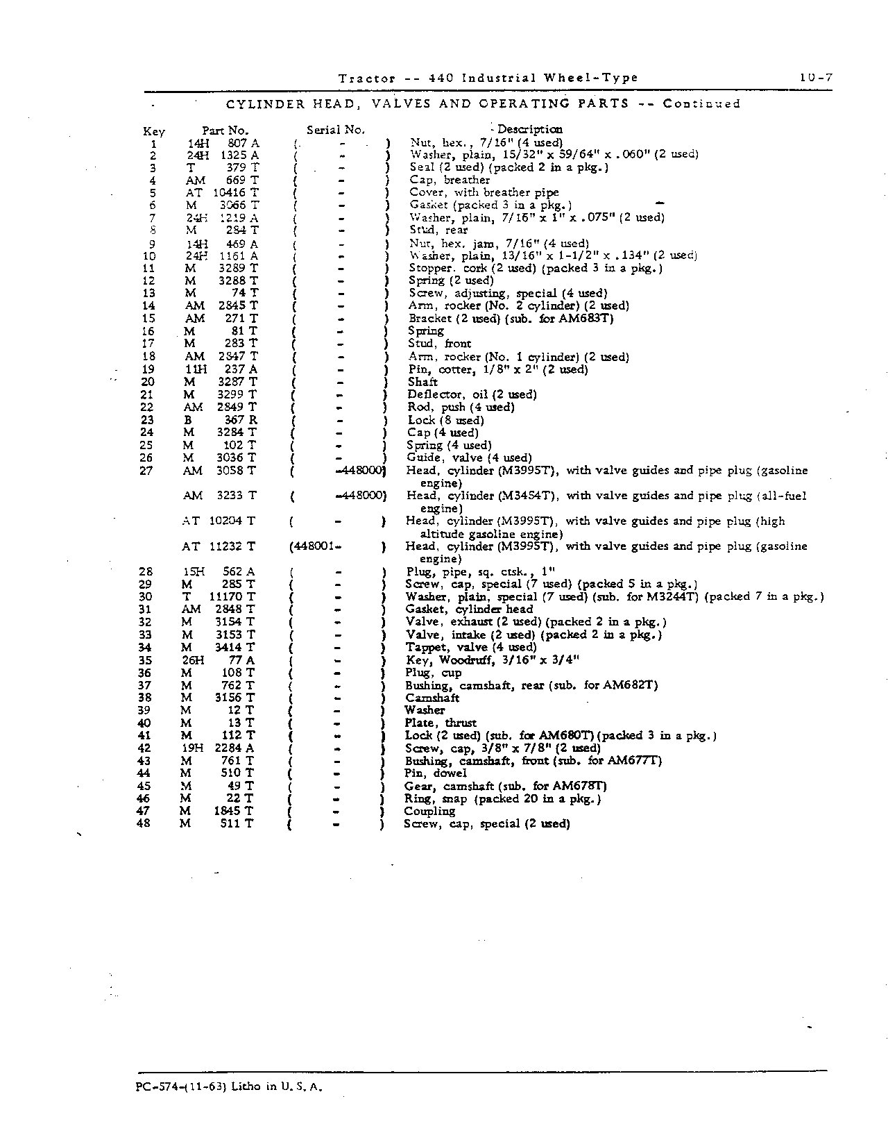 Engine (Continued)