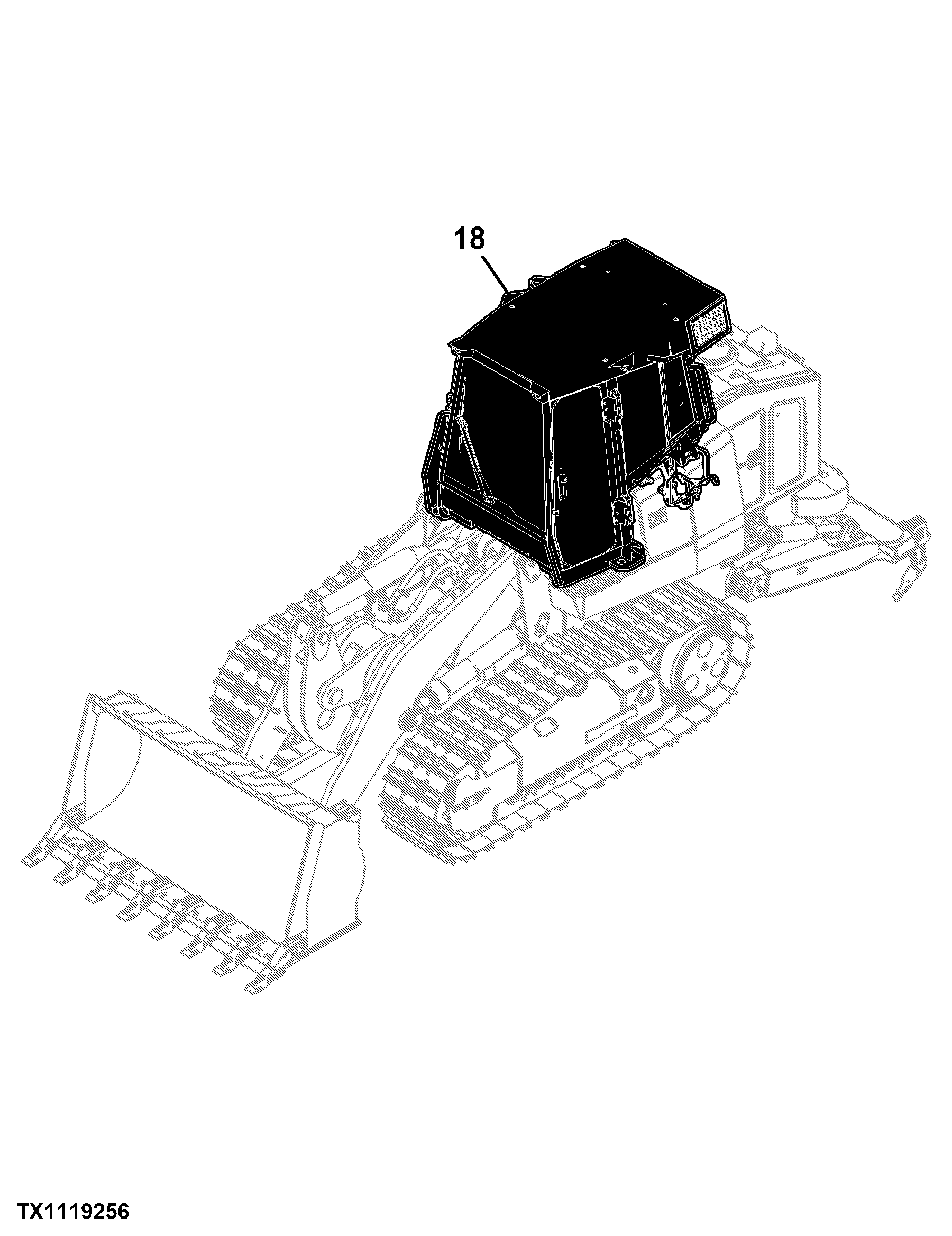 755K Crawler Loader (PIN: 1T0755KX_ _E192242-339325)