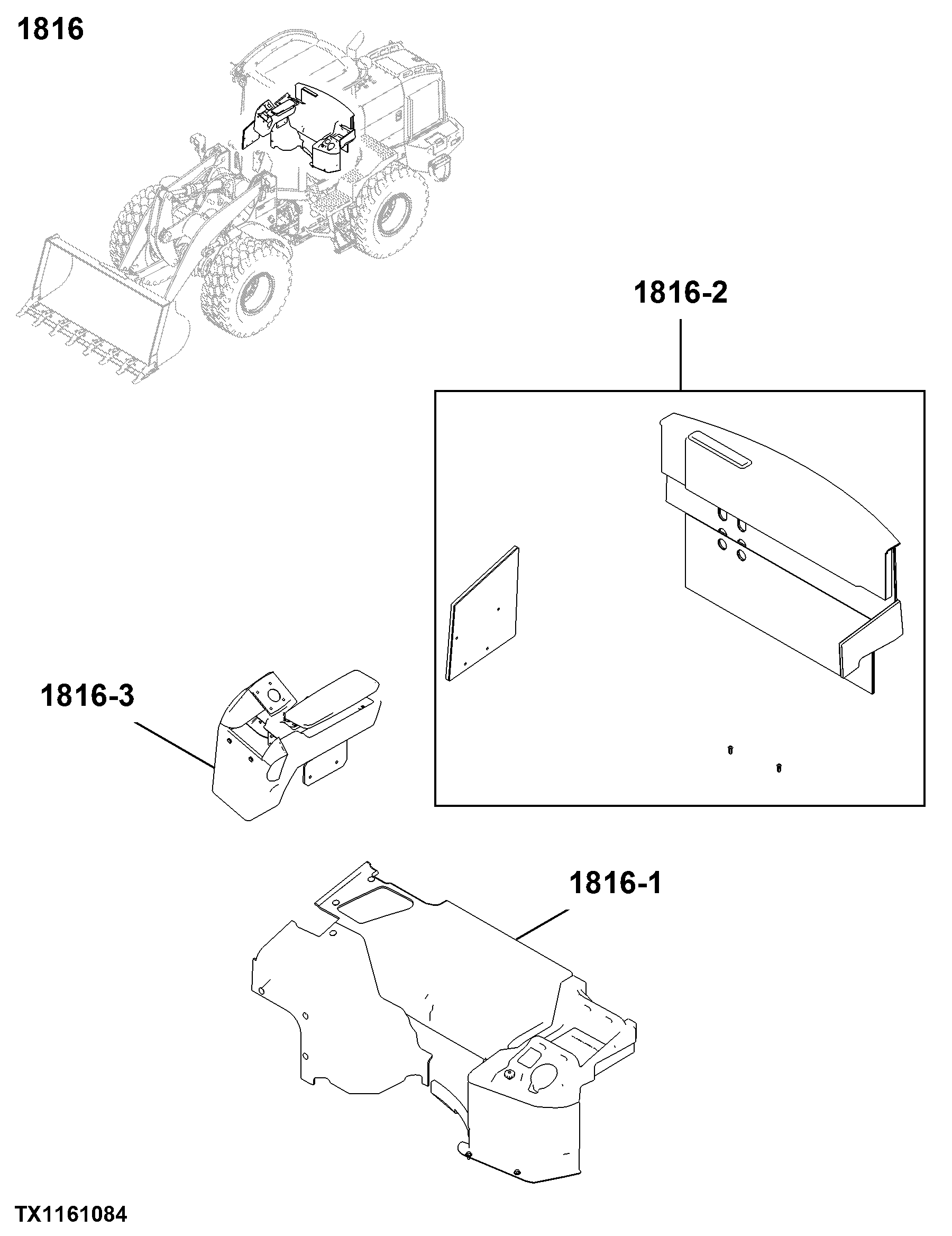 1816 Instrument and Control Mounting Structure