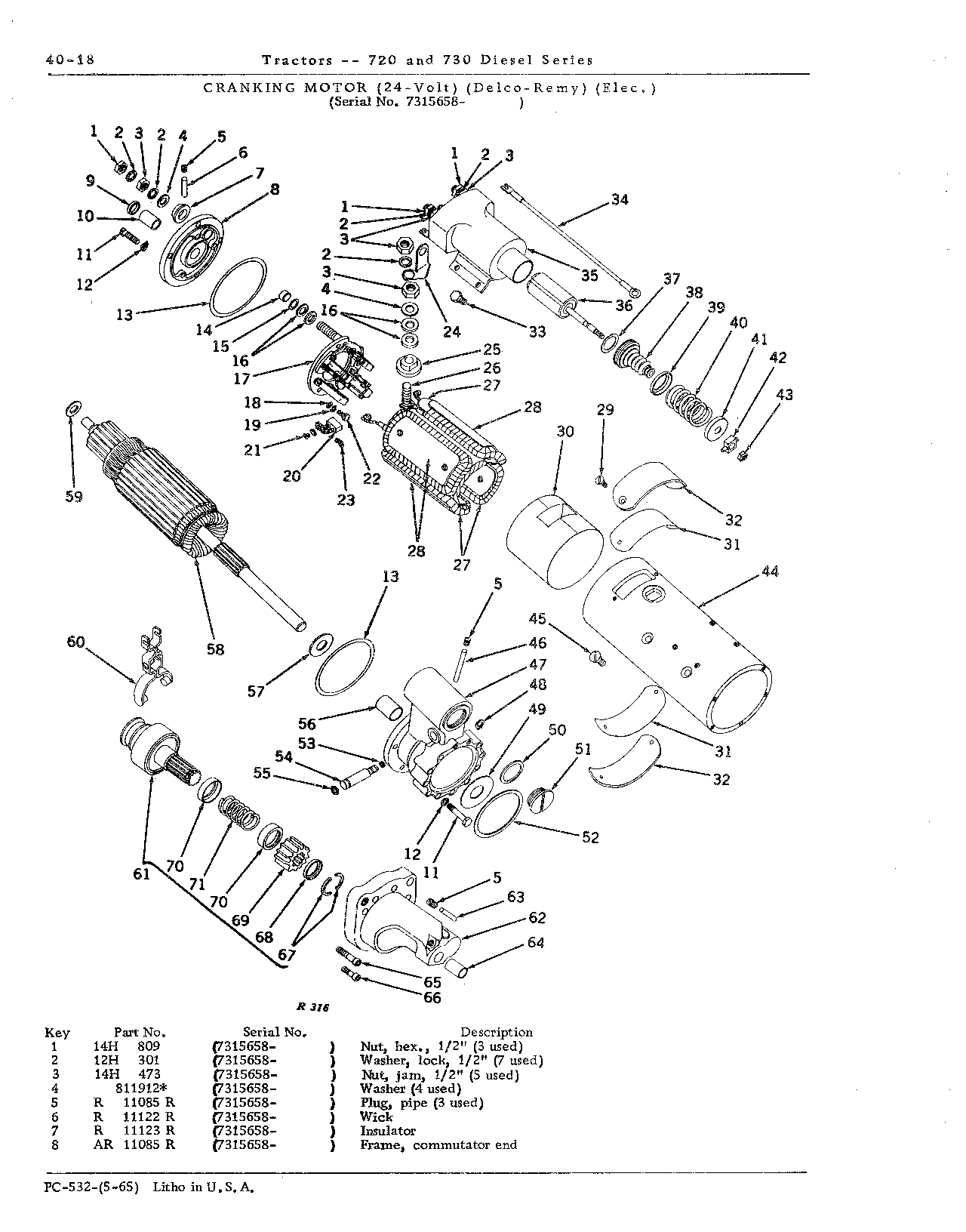 Solenoid switch (Elec.) (Continued)
