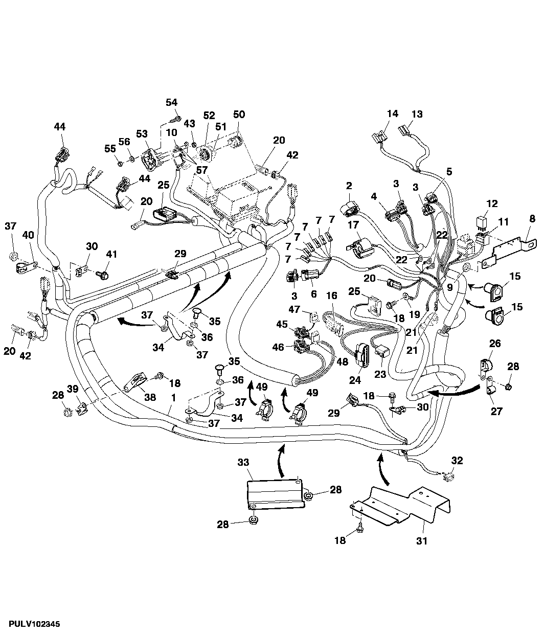 PLATFORM WIRING HARNESS, SYNCSHUTTLE PTE (TSS)