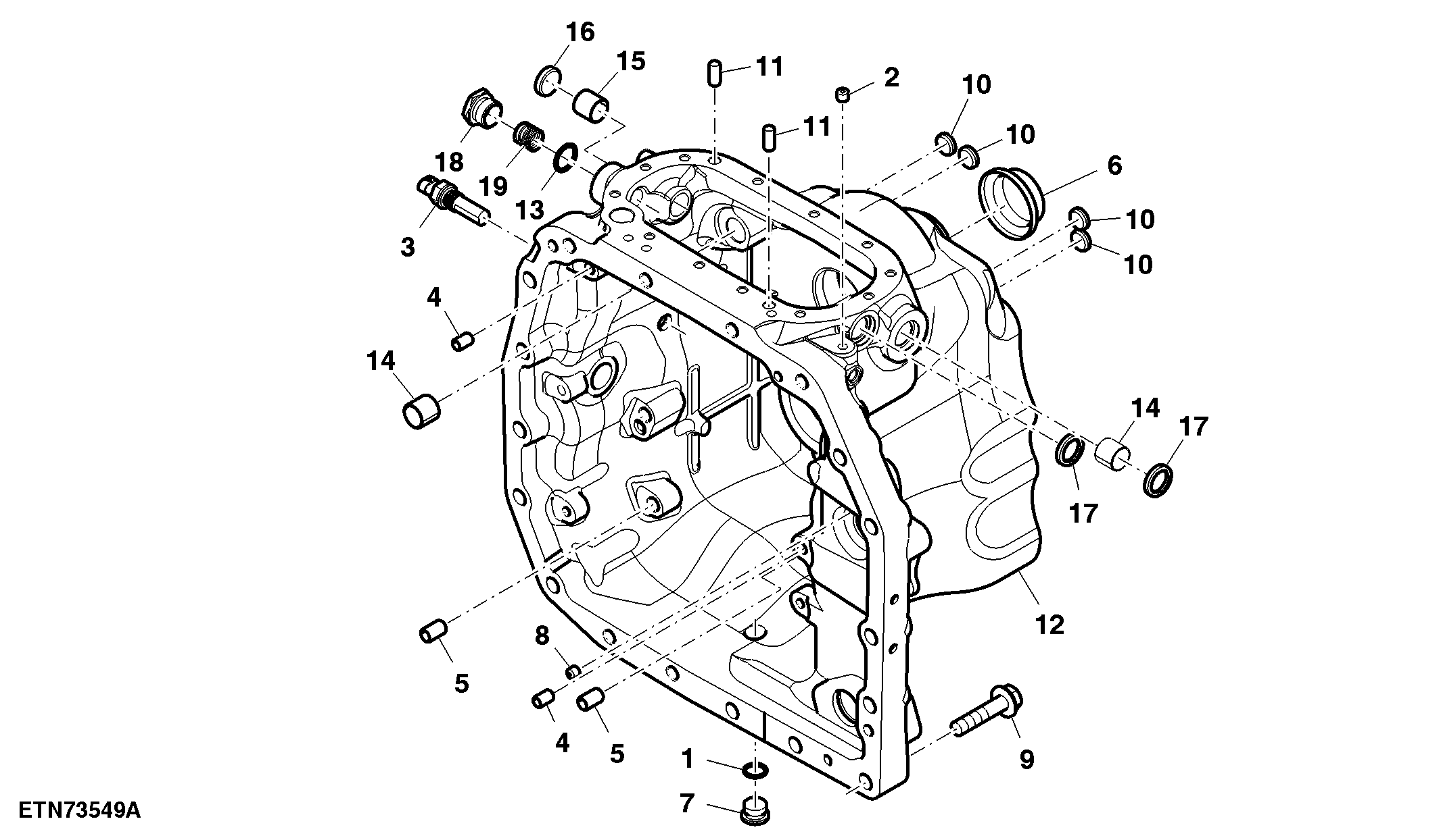 Power Train Housing, SR/ PR/ PR Plus (024245 - )
