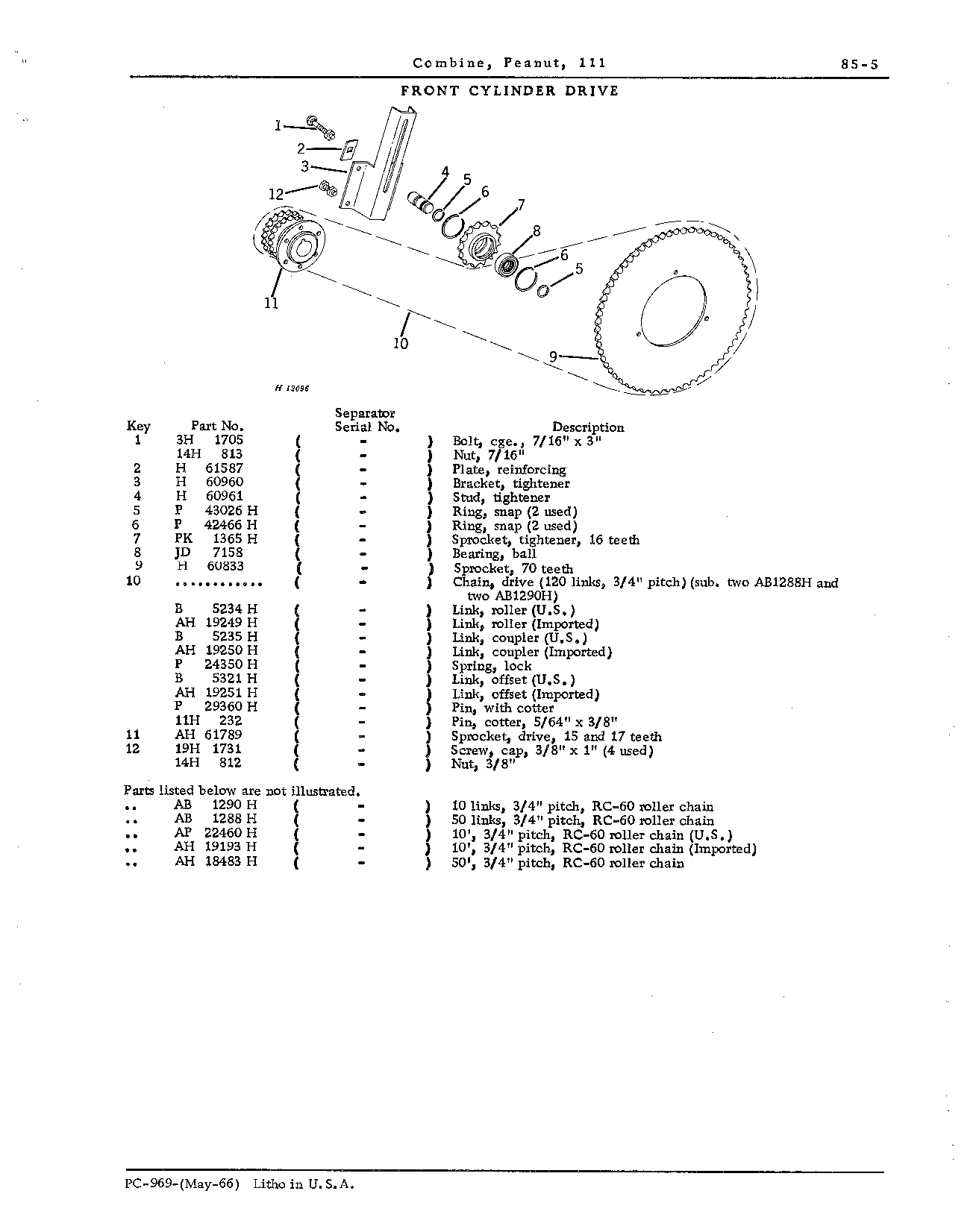Cylinder: Drive (front)