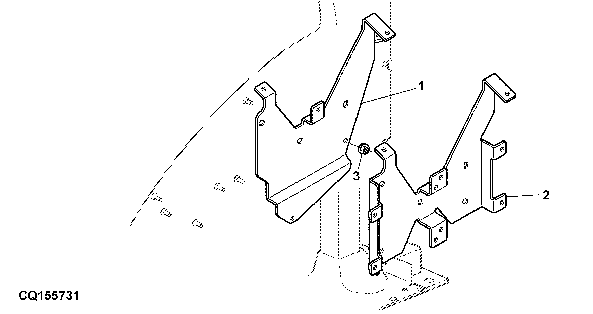 CONSOLE FOR SHIFTABLE REAR PTO