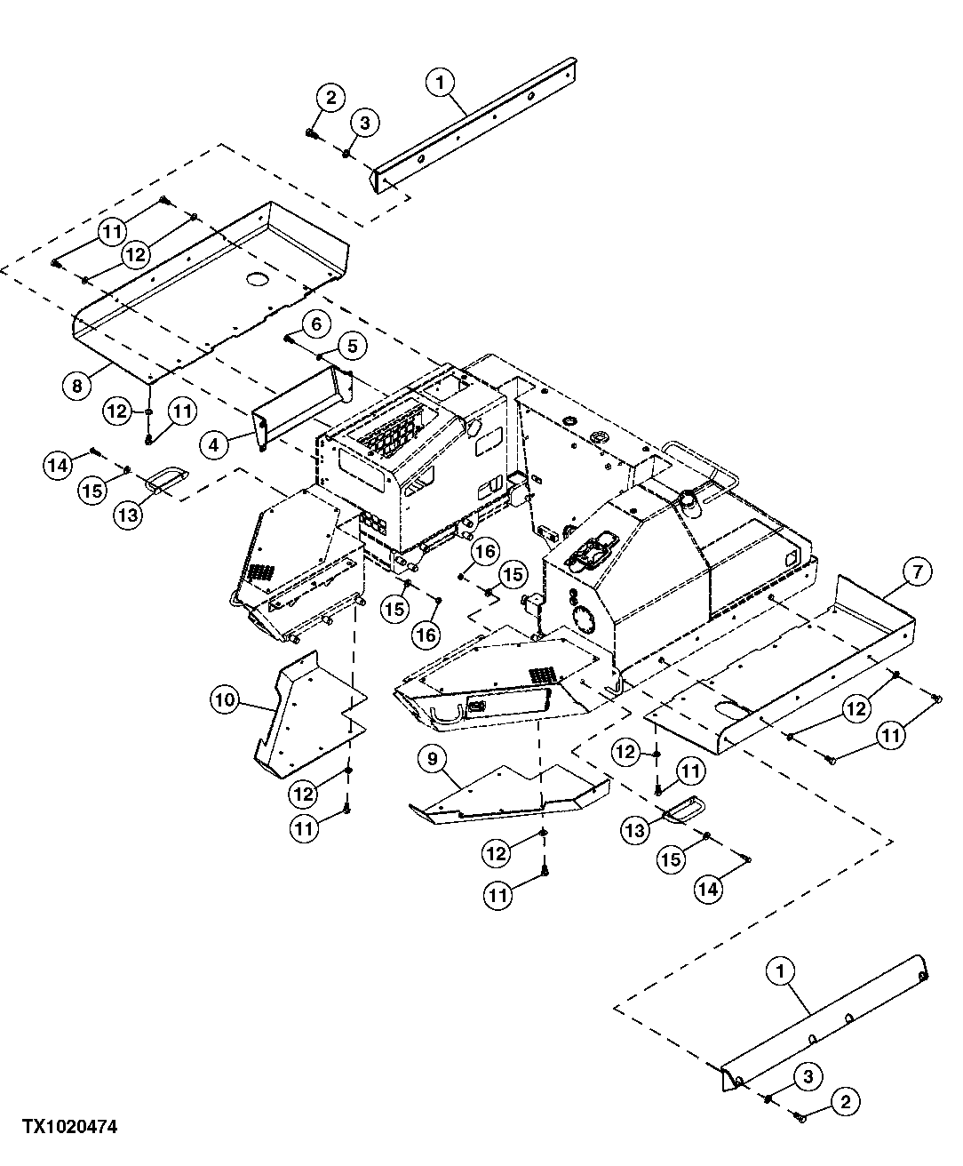 Bottom Tank Guards (w/ Woodchip or Wastehandler Package)