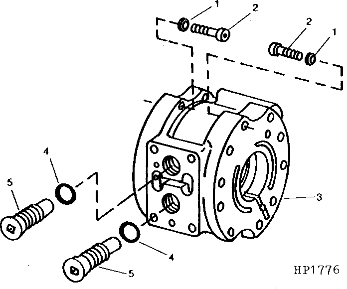 HYDROSTATIC DRIVE CENTER SECTION (EATON) (610301 - )