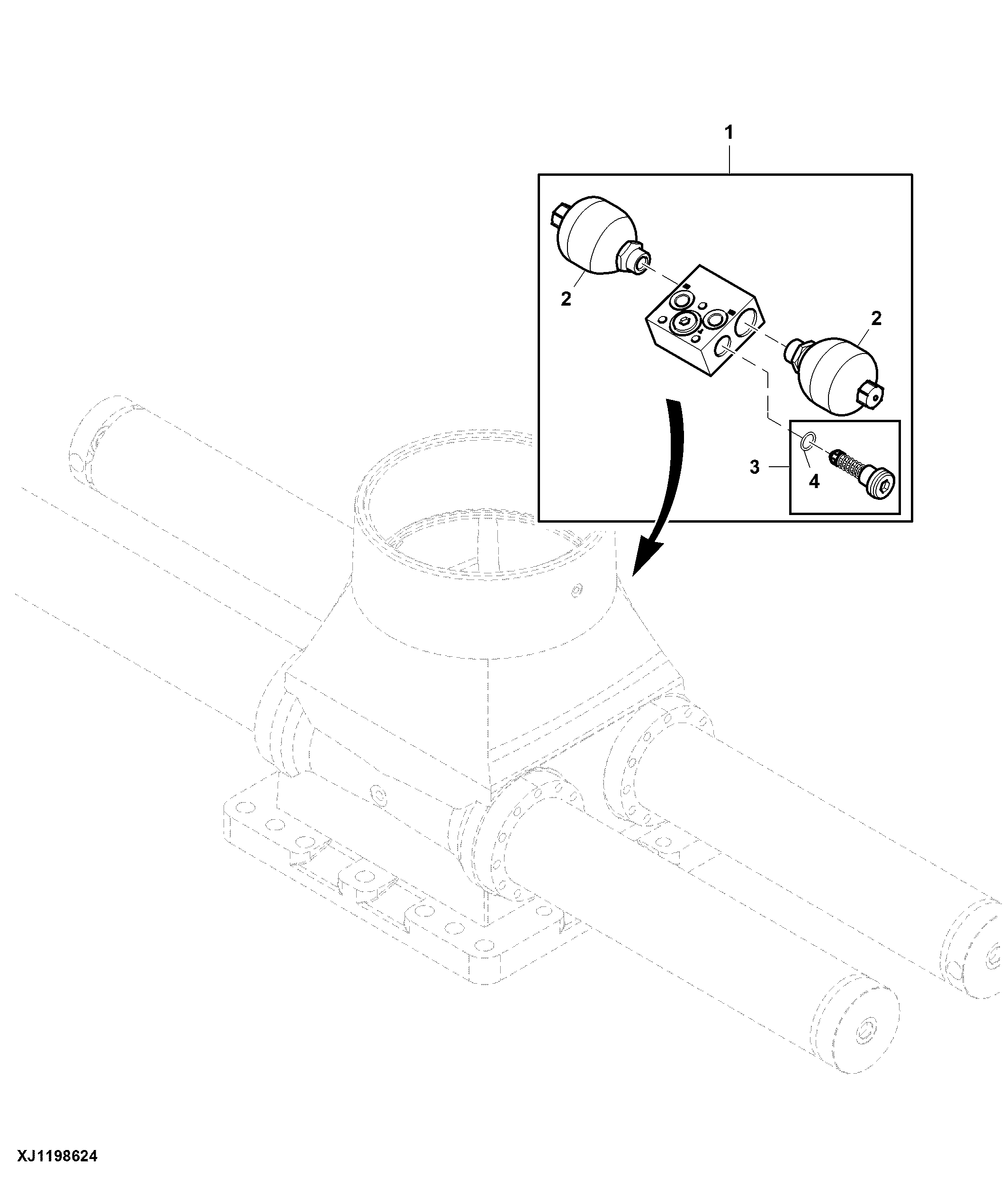 Valve Stack, Boom Base