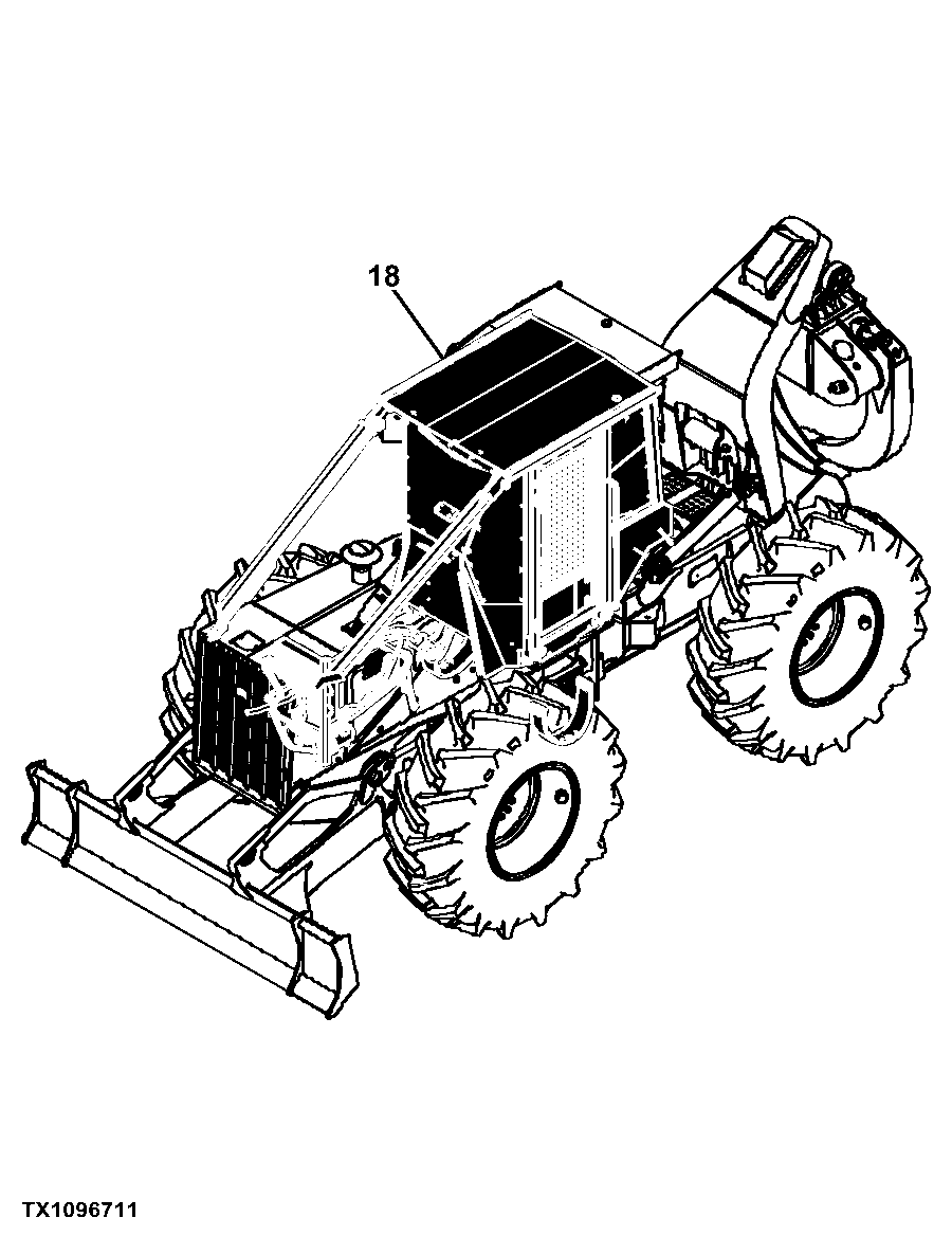 548GIII Grapple Skidder (PIN: 1DW548GX_ _C630436 - C666892)