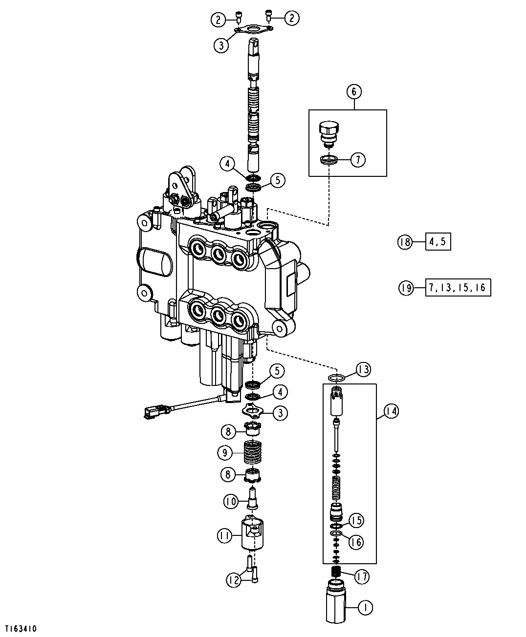 Auxiliary Section (Loader Valve) (913480 - )