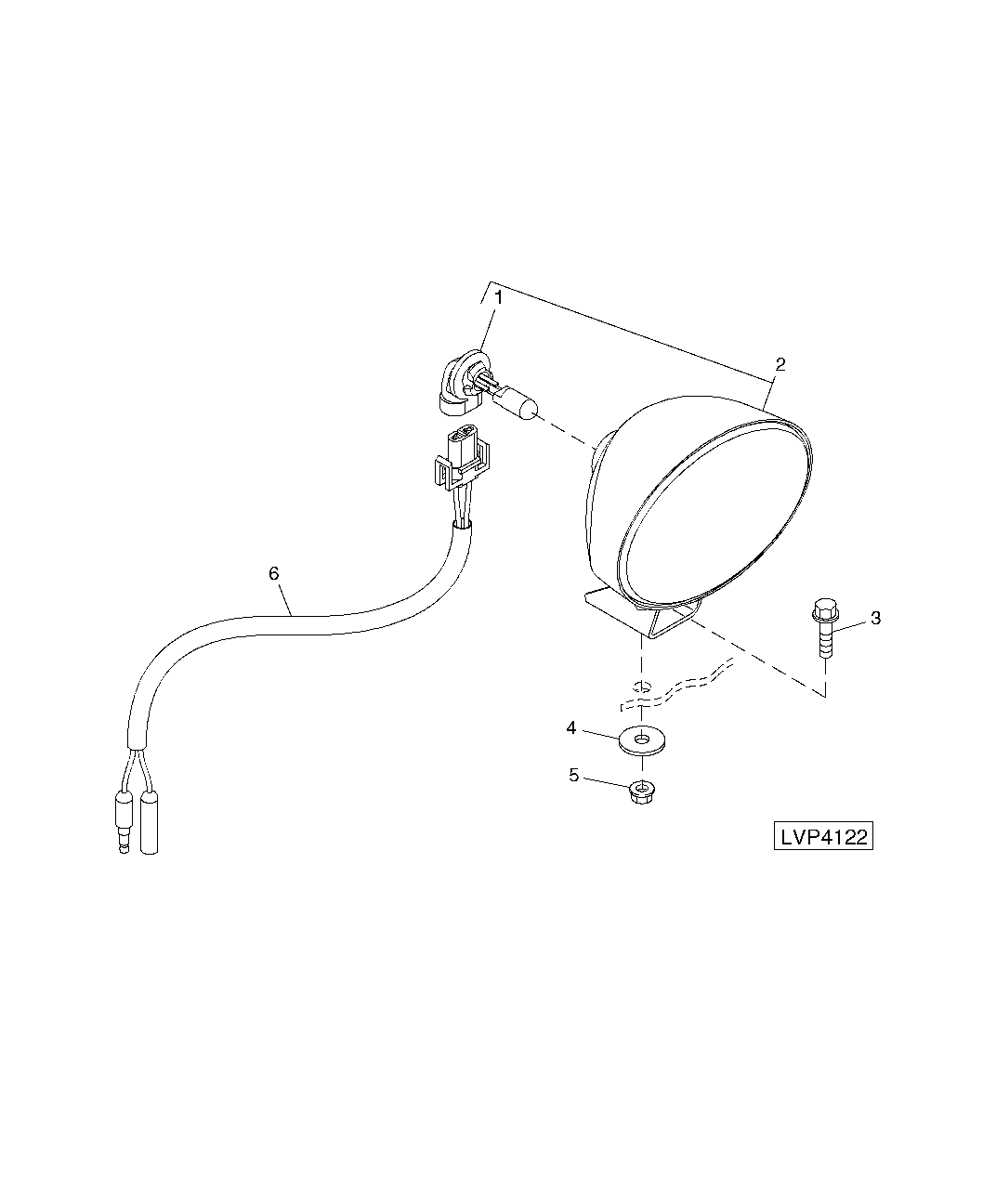 FENDER FLOODLAMP (ISOLATED OPEN OPERATOR STATION)