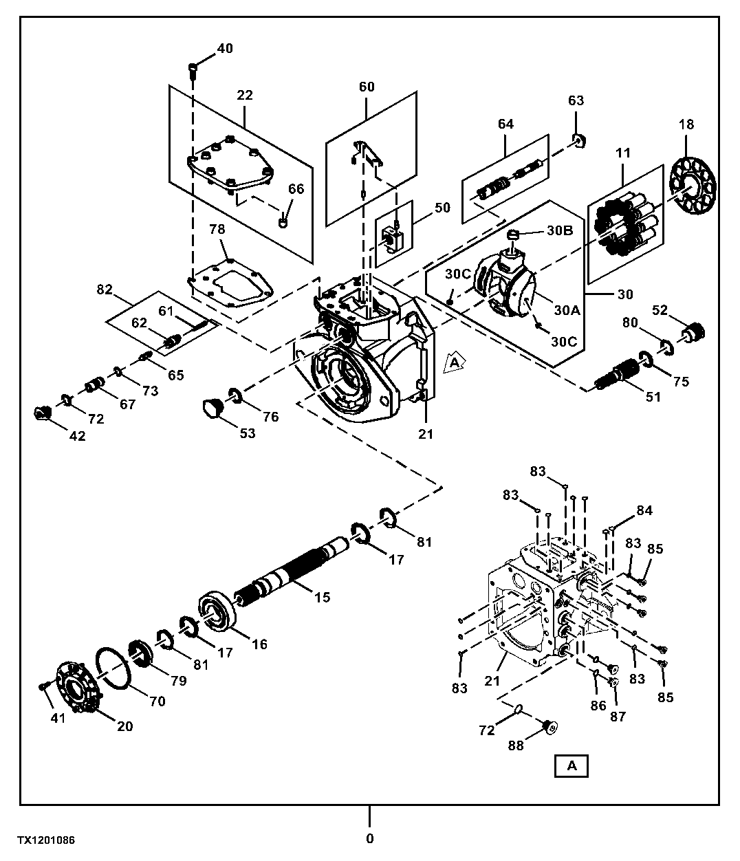 Hydraulic Pump Rotating Group (1 of 3) ( - 016159)