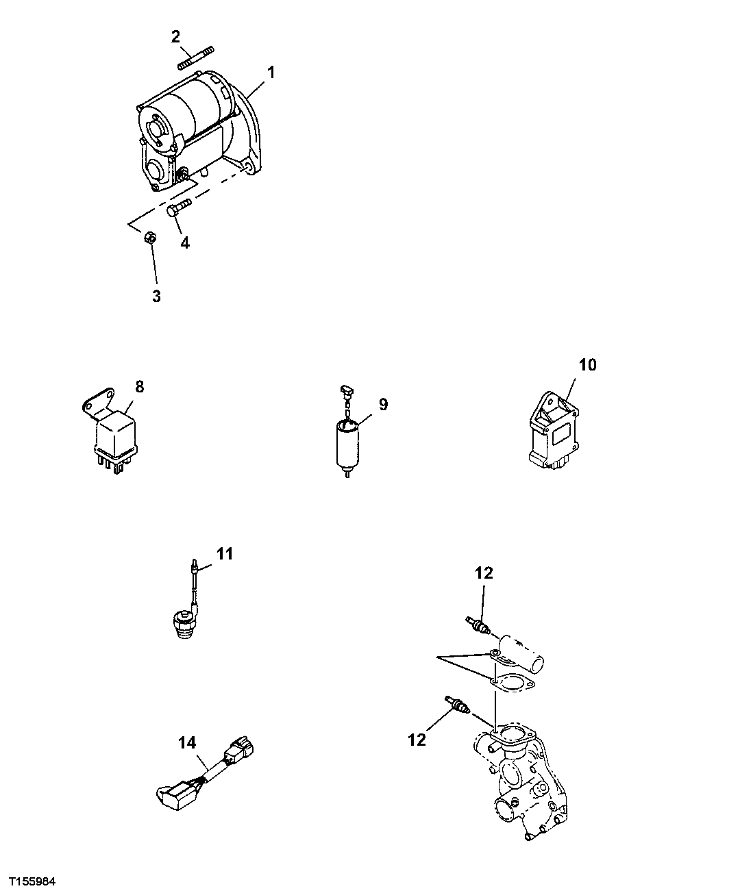 Starter Motor/Engine Electric Control Parts