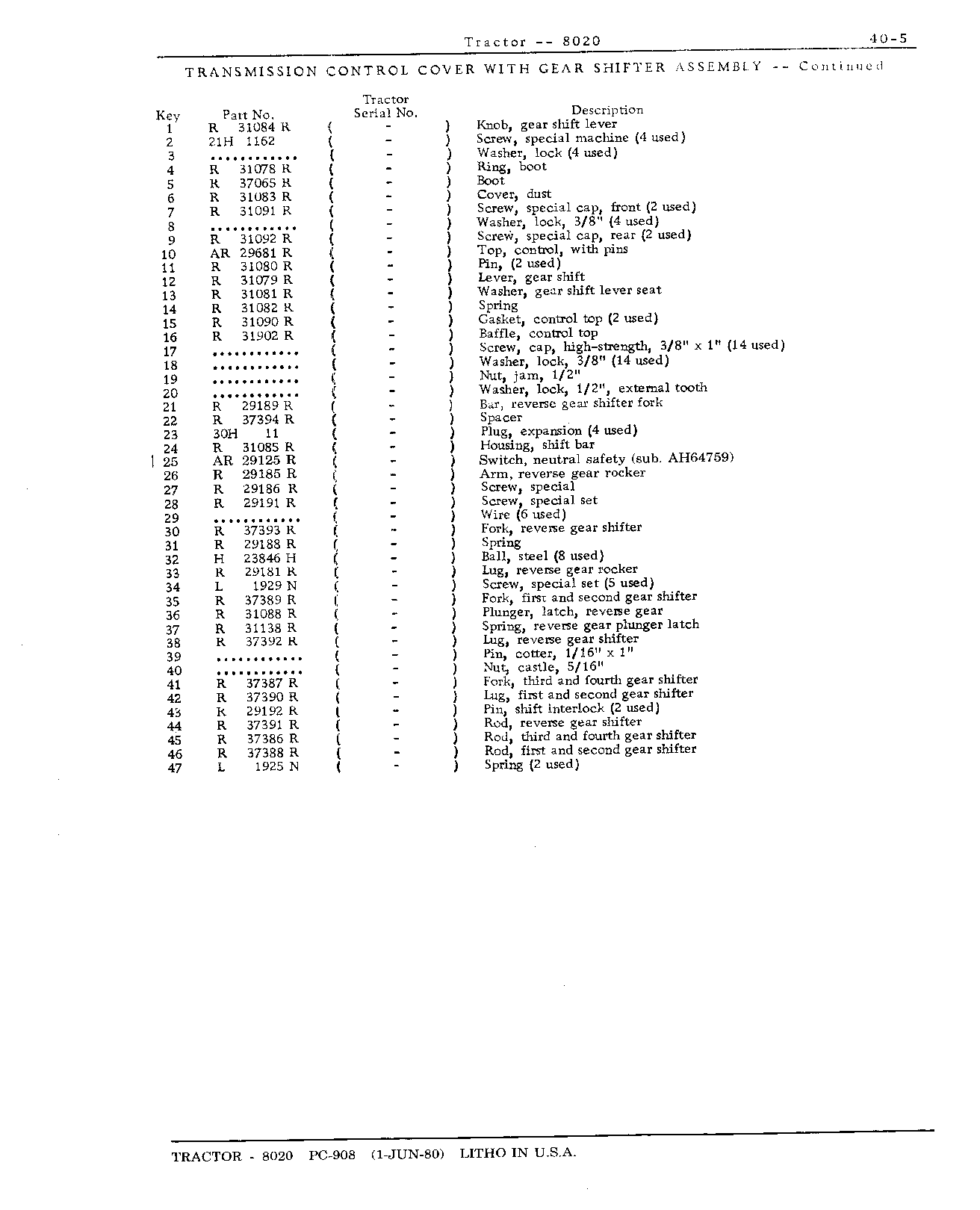 Section 40-Transmission (Continued)