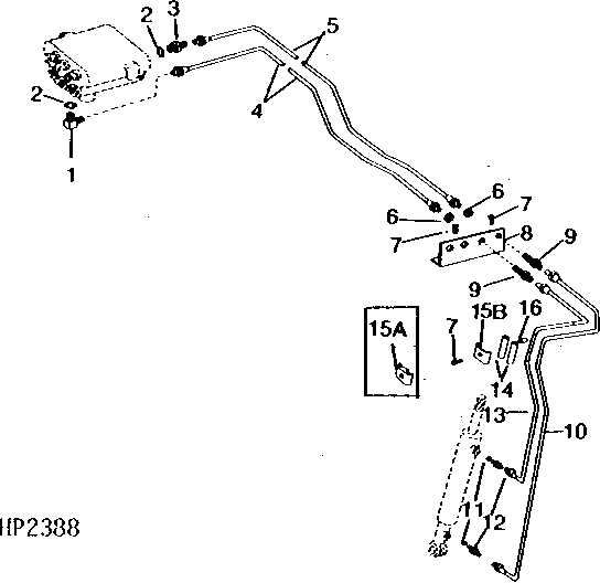 SELECTIVE GROUND SPEED OIL LINES (BELT DRIVE)