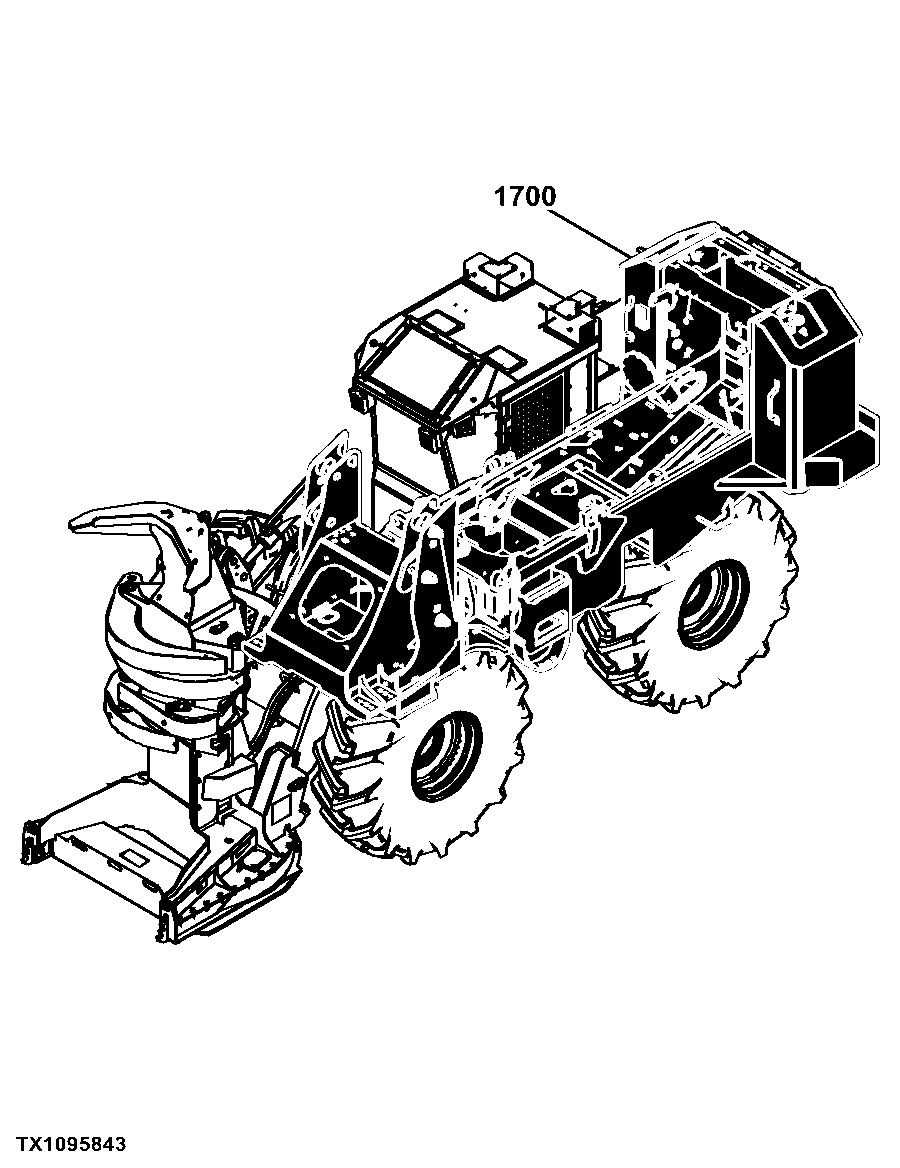 843K Wheeled Feller Buncher (Worldwide Edition)