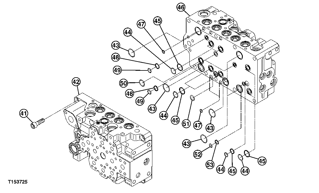 CONTROL VALVE COMPONENTS (MANIFOLD ASSEMBLY AND SEALS)