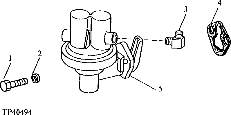 FUEL TRANSFER PUMP (ENGINE SERIAL NO. 228967- ) (228967 - )
