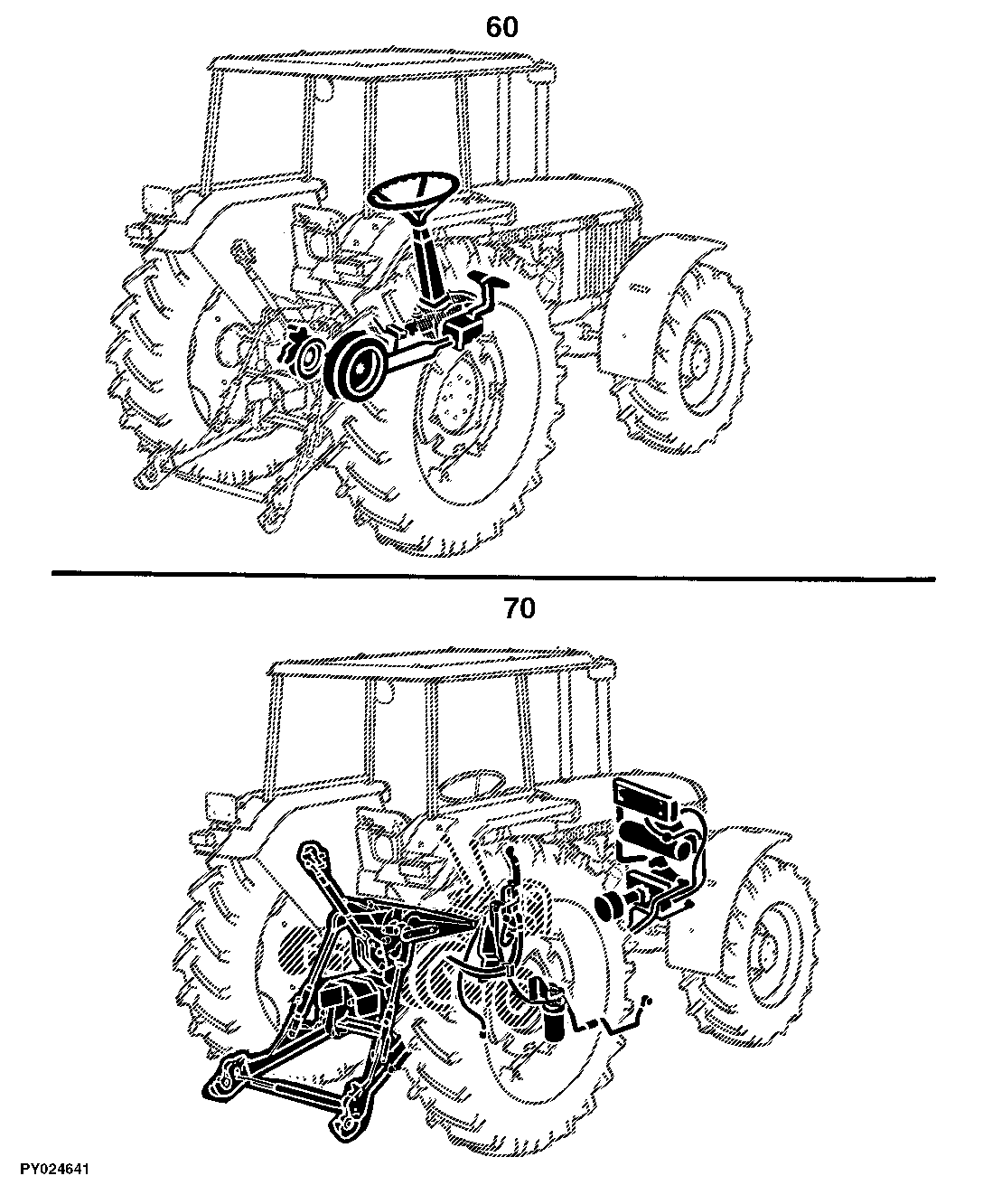 2250, 2450, 2650 Tractors (Collar Shift Transmission) (Europe Edition)
