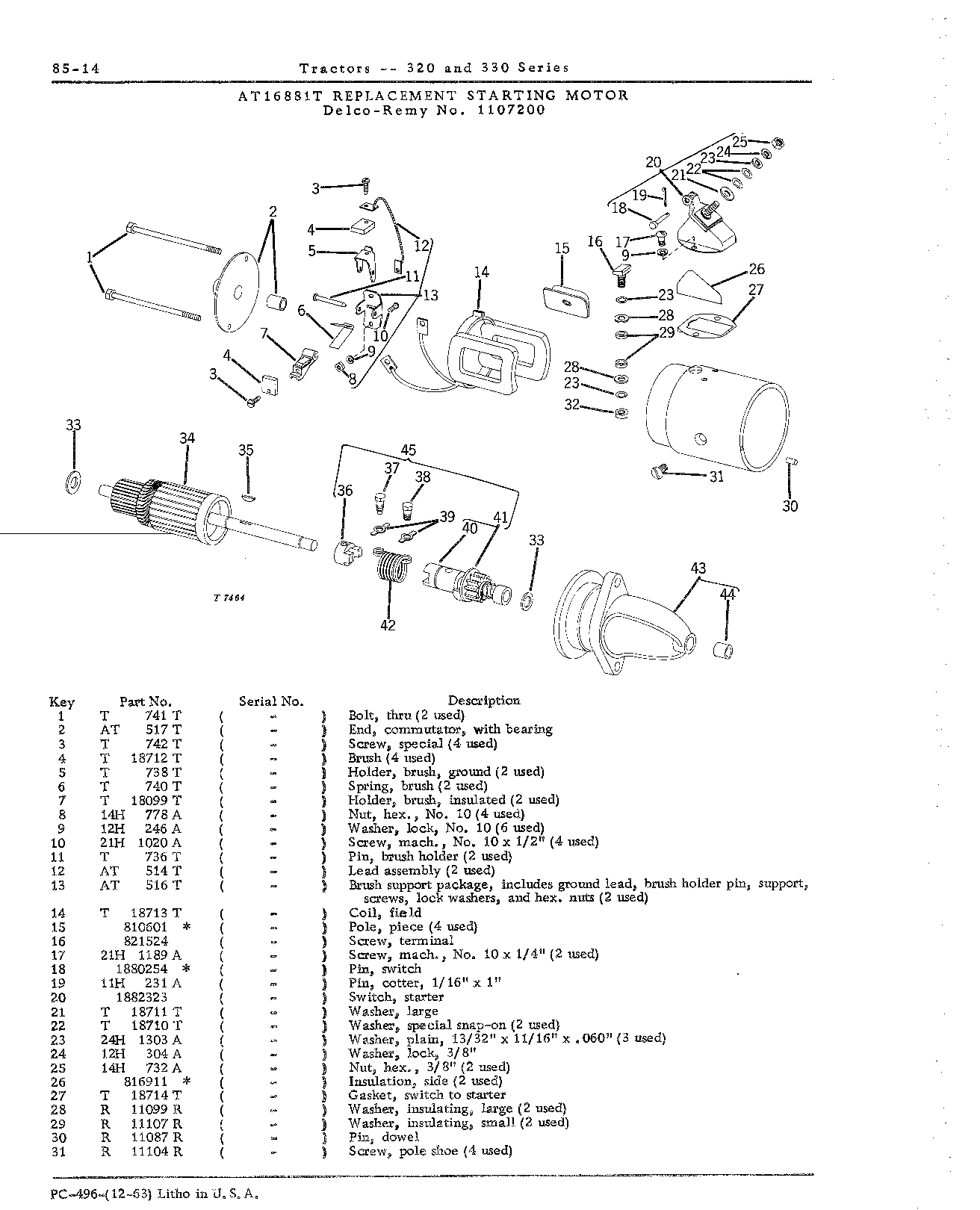 Starting Motor (Continued)
