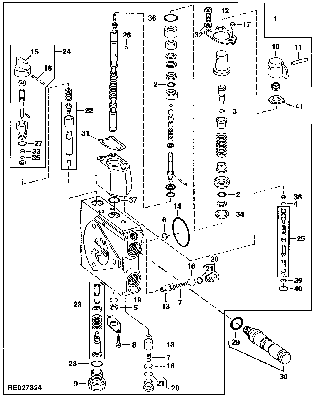 SELECTIVE CONTROL VALVE 301 SERIES (3 DETENT)