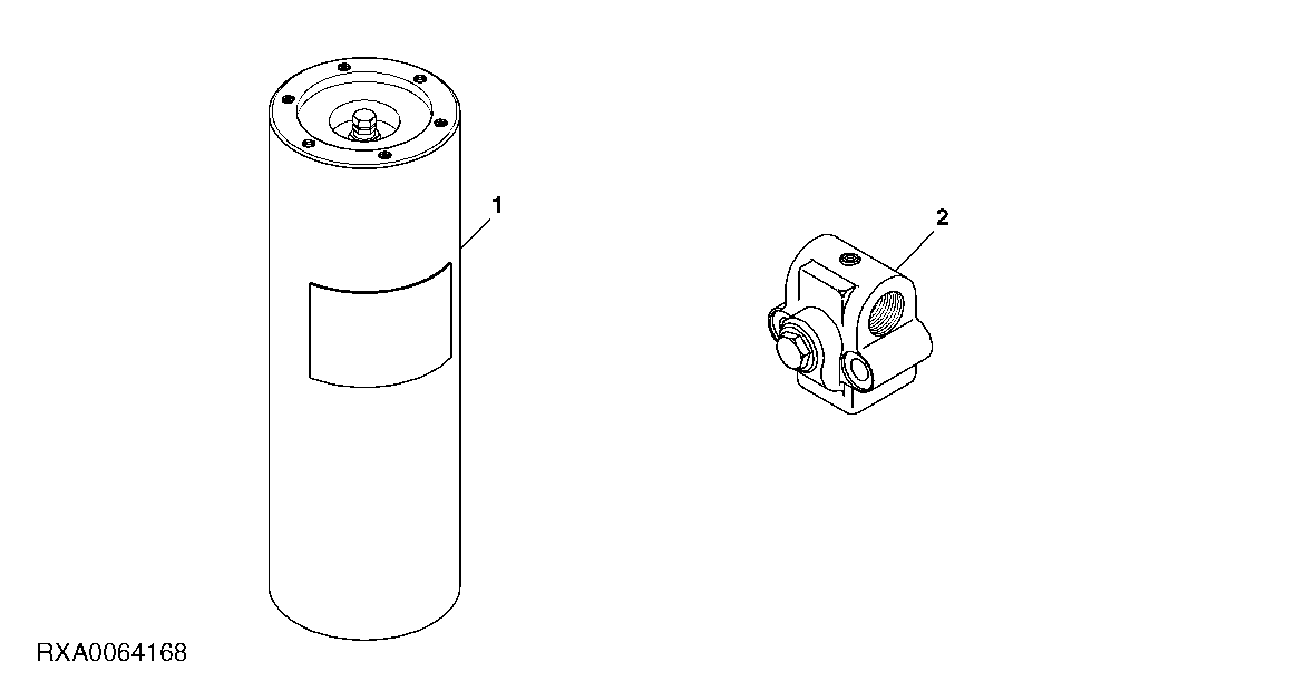 ACCUMULATOR AND RELIEF VALVE FOR SCRAPER IMPLEMENT ONLY