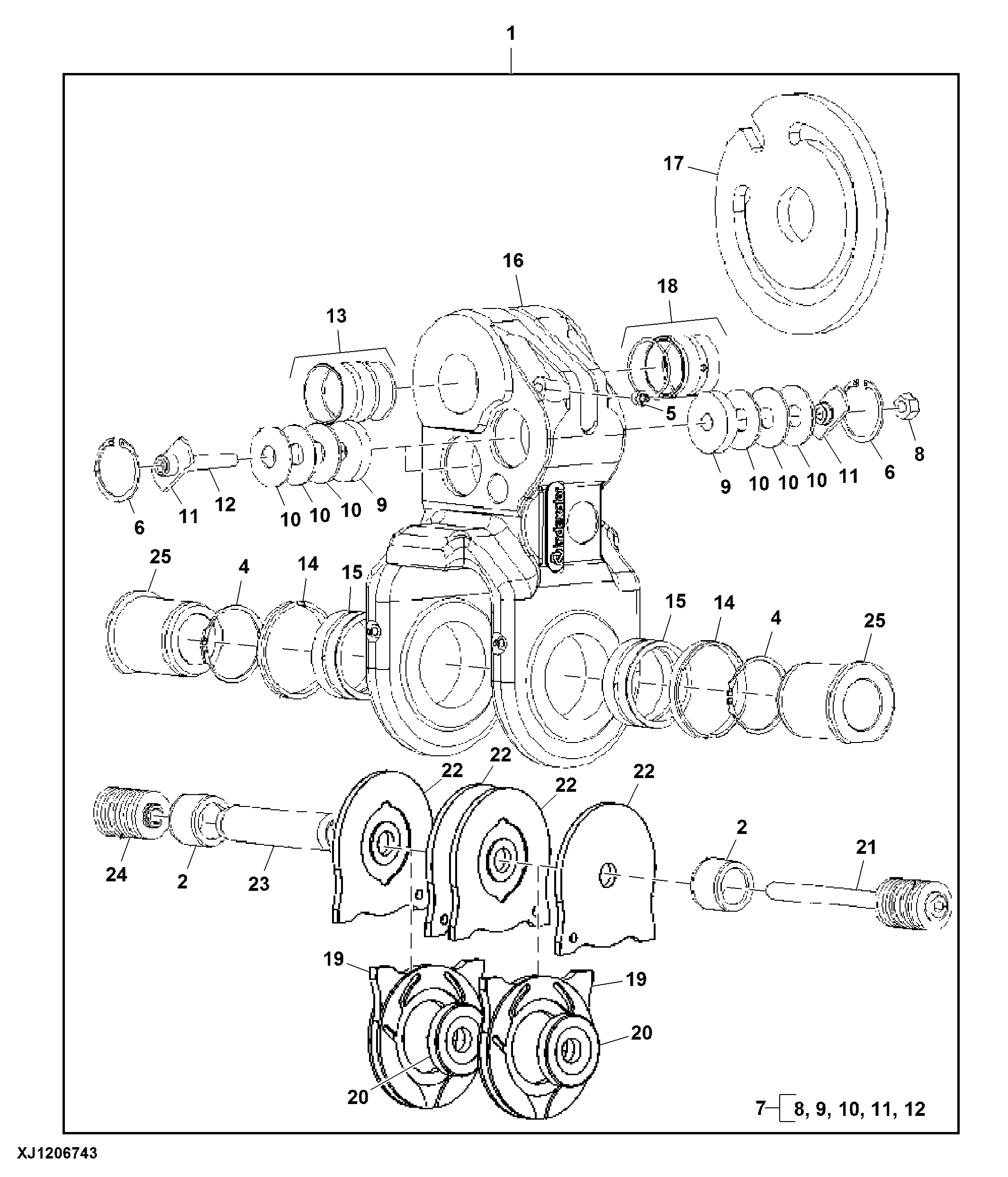 Link W/ Brake, Double Damped, Indexator MPB 2-100/45C