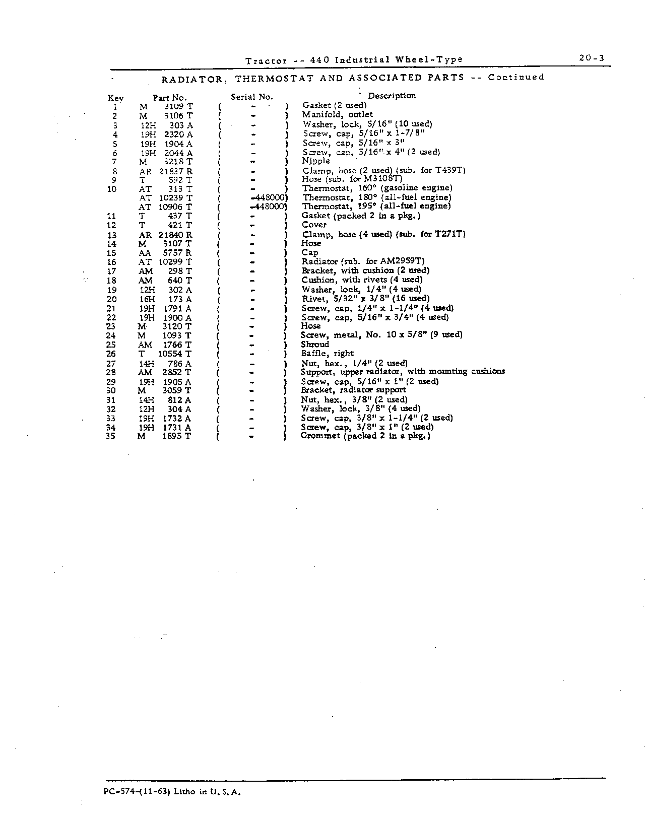 Cooling System (Continued)