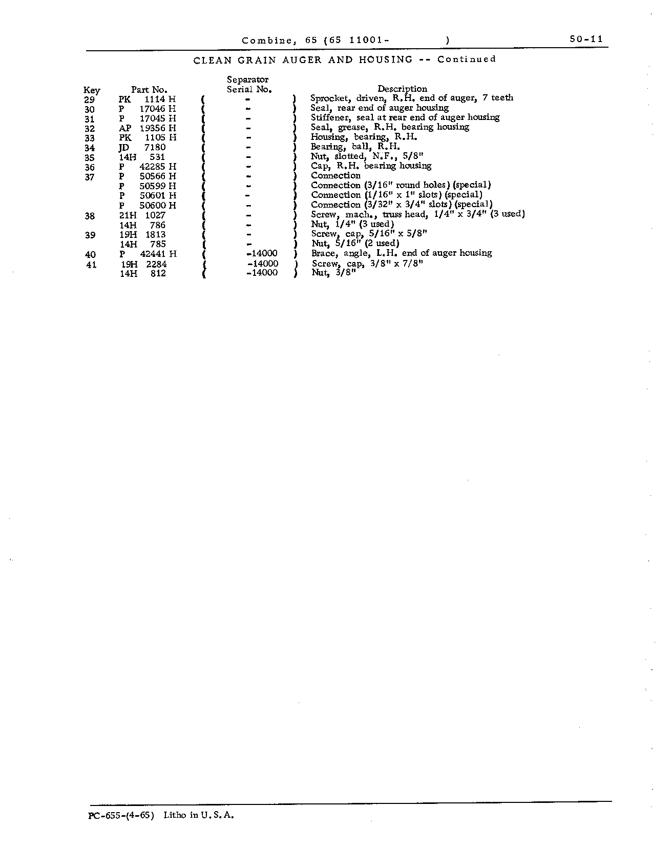 Elevators and Augers (Continued)