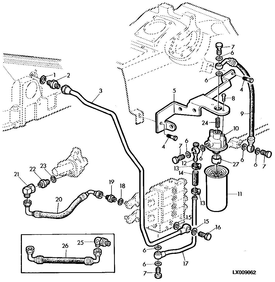 OIL LINES/SELECTIVE CONTROL VALVES (SPOOL TYPE)