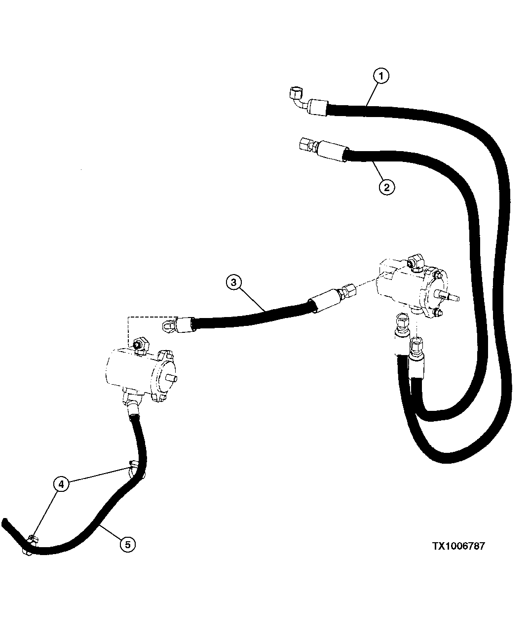 Fan Drive Hydraulic Lines ( - 575265)