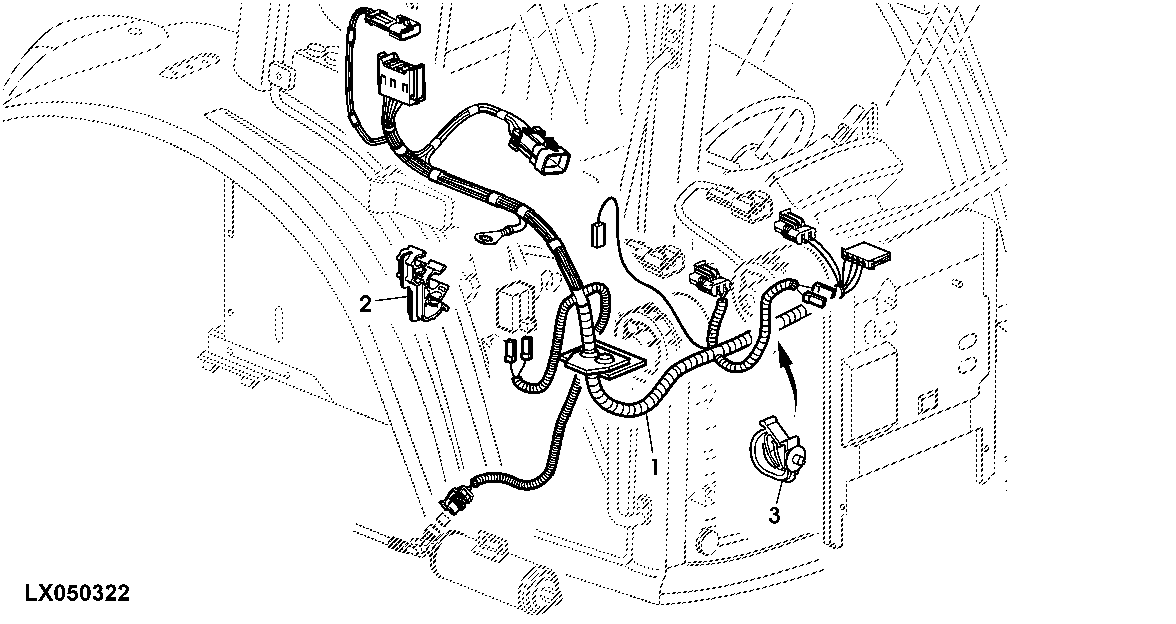 WIRING HARNESS, HEATING AND AIRCONDITIONING
