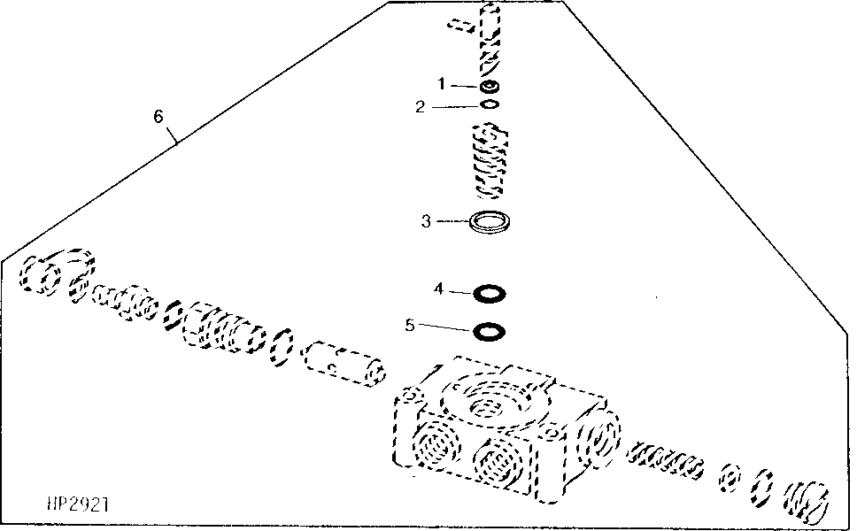 SEAL REPAIR KIT FOR REEL DRIVE FLOW CONTROL VALVE