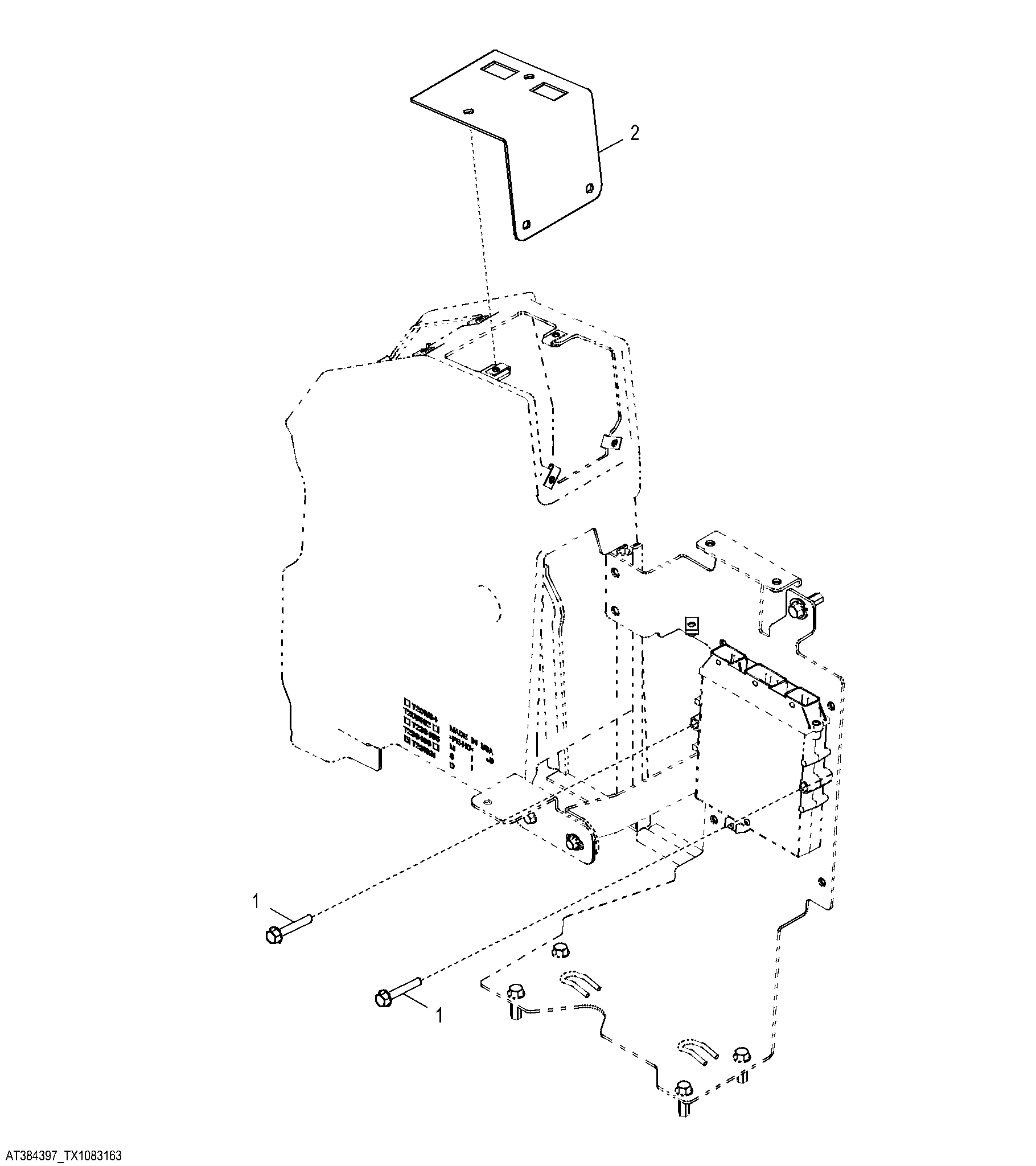 Instrument Panel, 4 Wheel Drive (Standard Controls)