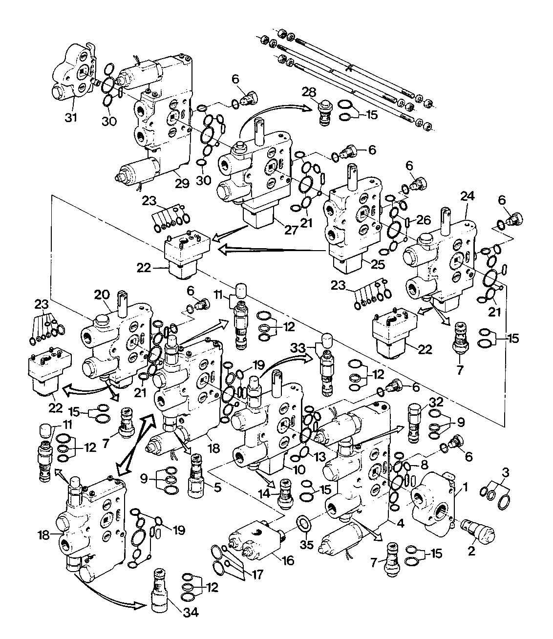 CONTROL VALVE W/AHHC AND FOR MASTER - COMPONENTS