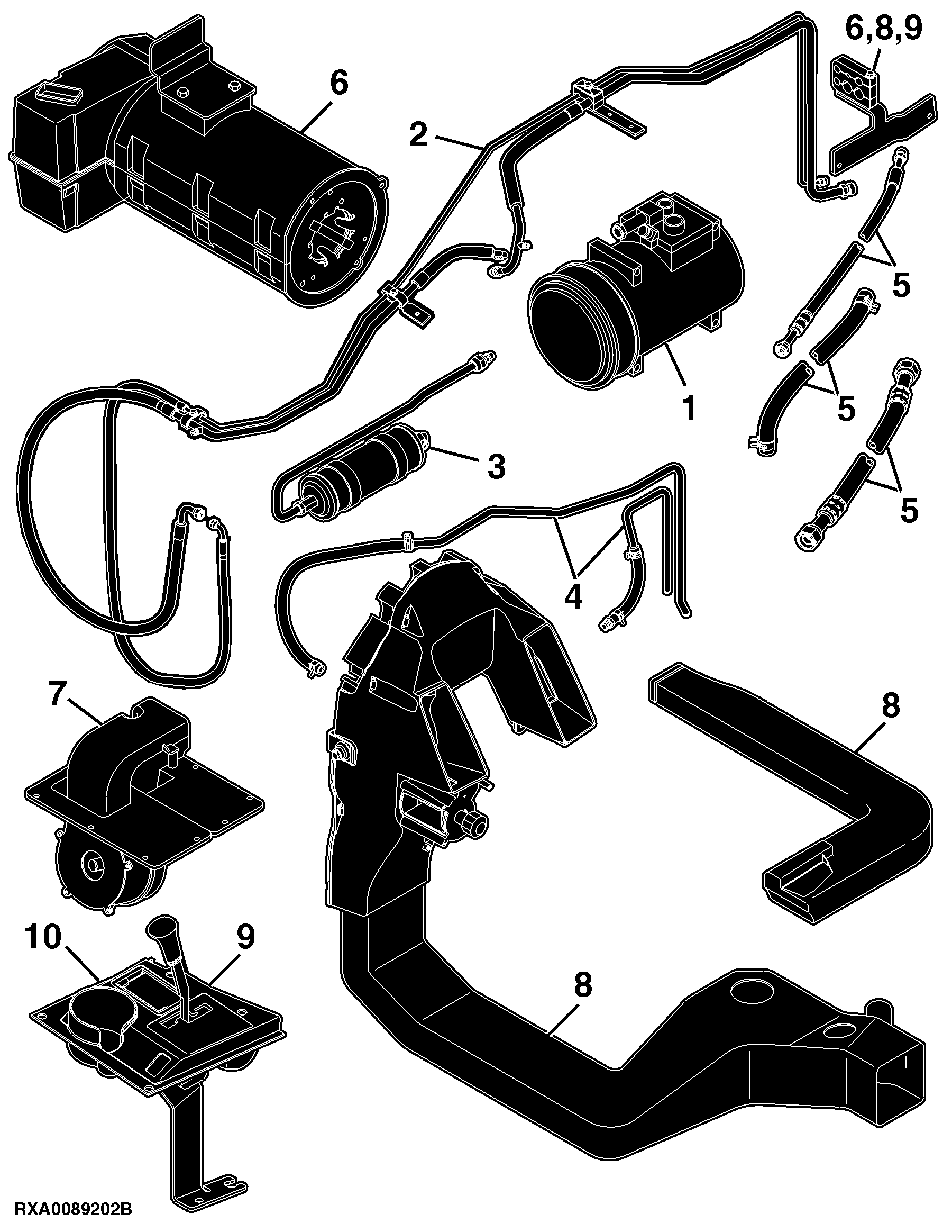 90 Operator's Station Accessories 7930 Russian Version