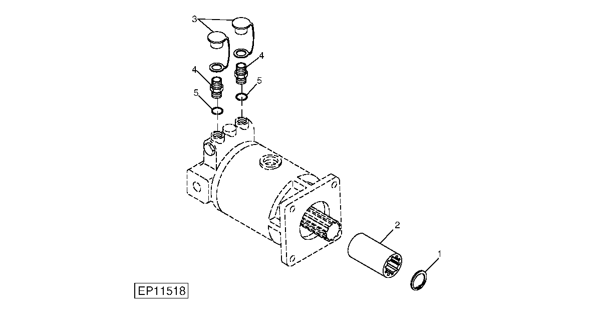 PLATFORM DRIVE MOTOR FITTINGS (AUGER PLATFORM CONVERSION)